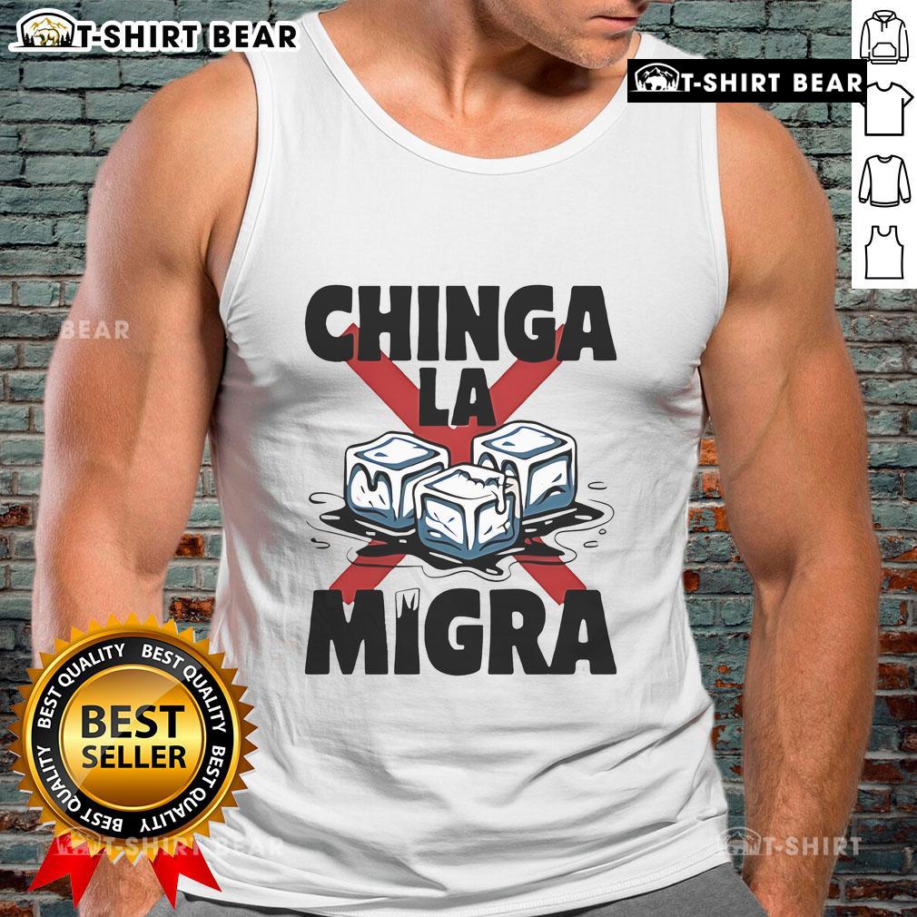 Premium Chinga La Migra Anti Ice Protest Tank Top Premium Chinga La Migra Anti Ice Protest Tank Top showcasing bold activism design for social justice apparel.