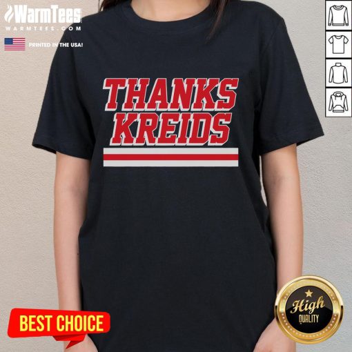 Premium Chris Kreider Thanks Kreids Ladies Tee featuring stylish design for fans of the New York Rangers winger.