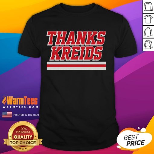 Premium Chris Kreider Thanks Kreids T-Shirt featuring bold graphics and comfortable fabric for fans of the New York Rangers.