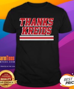 Premium Chris Kreider Thanks Kreids T-Shirt featuring bold graphics and comfortable fabric for fans of the New York Rangers.