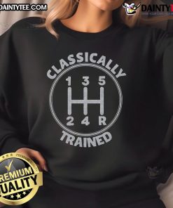Premium Classically Trained in the 80s Sweatshirt featuring retro design and vibrant colors for a stylish vintage look.