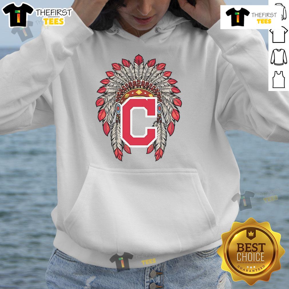 Premium Cleveland Guardians Native American Logo Hoodie Premium Cleveland Guardians Native American logo hoodie featuring vibrant colors and comfortable design.
