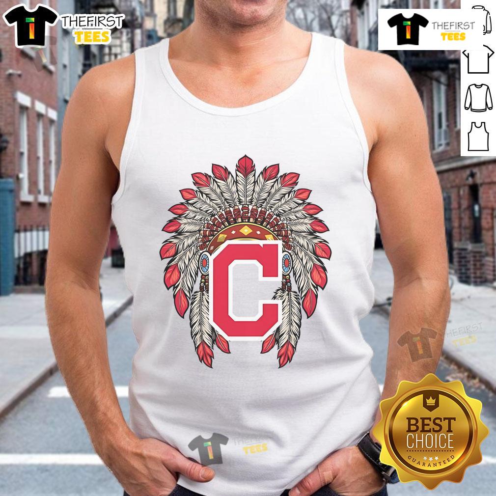 Premium Cleveland Guardians Native American Logo Tank Top Premium Cleveland Guardians Native American logo tank top featuring vibrant colors and stylish design for fans.