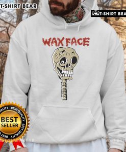 Premium Draculazer Wax Face Skeleton Hoodie featuring a unique skull design, perfect for stylish Halloween fashion.