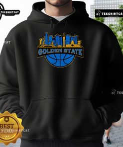 Premium Golden State Warriors basketball city-inspired 2025 hoodie showcasing vibrant team colors and stylish design.