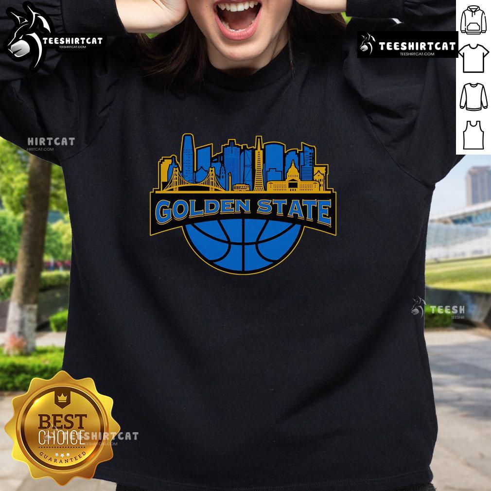 Premium Golden State Warriors Basketball City Inspired Style 2025 Sweatshirt Alt Text: Premium Golden State Warriors basketball city-inspired style sweatshirt for 2025, featuring vibrant team colors and logo.