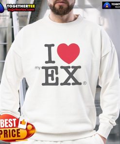 Premium I Love My Ex Files Sweatshirt in cozy fabric, perfect for casual wear and expressing your unique style.