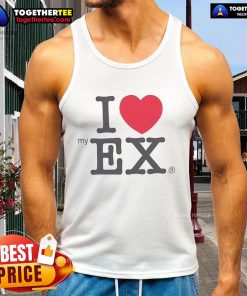 Premium I Love My Ex Files tank top, featuring a stylish design perfect for casual wear and expressing fun ex-relationships.