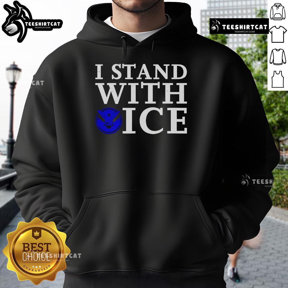Premium I Stand With Ice Pro Law Enforcement Hoodie