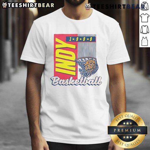 Premium Indy Women's Basketball 1999 T-shirt featuring bold graphics and a vintage design for fans and collectors.