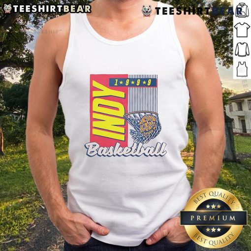 Premium Indy Women's Basketball 1999 tank top featuring bold graphics and a stylish design for fans and athletes.