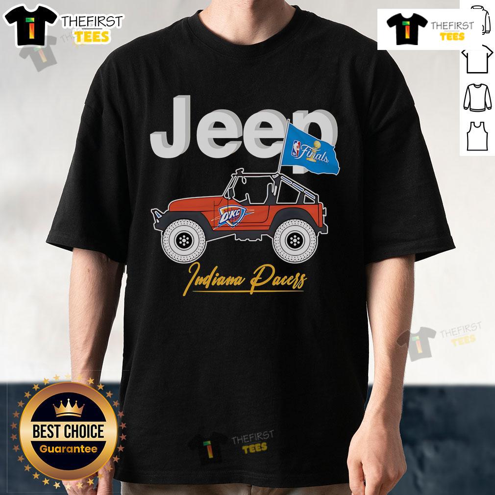 Premium Jeep Nba Finals Oklahoma City Thunder T Shirt Premium Jeep NBA Finals Oklahoma City Thunder T-Shirt featuring bold team graphics and high-quality fabric for fans.