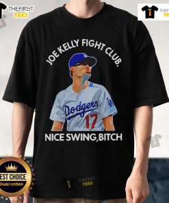 Premium Joe Kelly Fight Club T-Shirt featuring 'Nice Swing Bitch' design, perfect for fans of bold graphic tees.