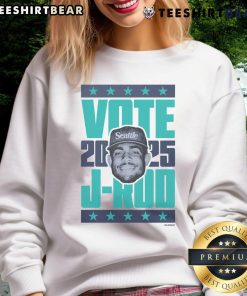 Premium Julio Rodriguez 2025 Vote Sweatshirt featuring vibrant design, perfect for fans and supporters of Julio Rodriguez.