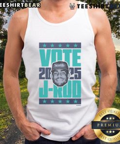 Premium Julio Rodriguez 2025 Vote Tank Top featuring bold graphics for fans of baseball and stylish apparel.