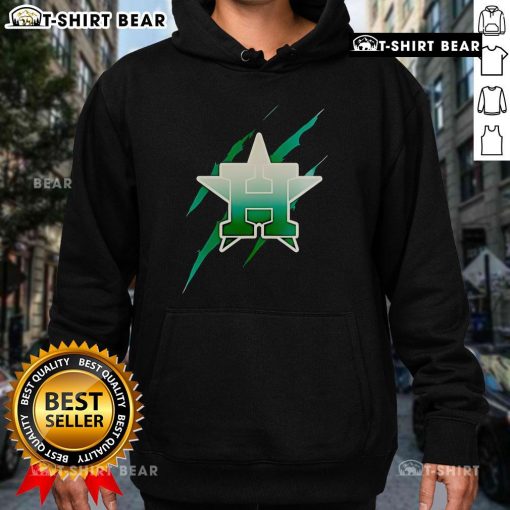 Premium Jurassic World Rebirth hoodie featuring the Houston Astros logo, perfect for fans and collectors.