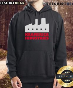 Alt Text: Premium Kramerica Industries Vandelay Latex Division hoodie featuring a stylish design, perfect for casual wear.
