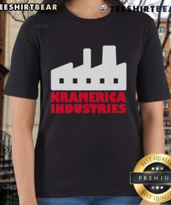 Premium Kramerica Industries Vandelay Latex Division ladies tee featuring a stylish design and comfortable fit for women.