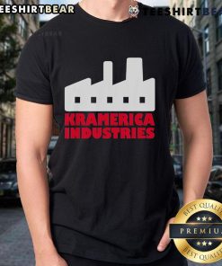 Alt Text: Premium Kramerica Industries Vandelay Latex Division T-Shirt featuring a stylish design for fans and collectors.