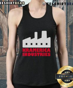 Premium Kramerica Industries Vandelay Latex Division tank top featuring a stylish design and comfortable fit for casual wear.