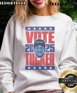 Alt Text: Premium Kyle Tucker 2025 Vote Heavyweight Sweatshirt featuring bold graphics and a comfortable fit for fans.
