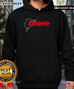 Alt Text: Premium Larger Than Schleife Trackstreet Boys III Hoodie featuring a stylish design and comfortable fit for casual wear.