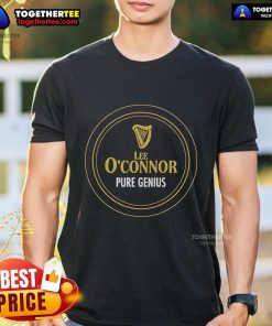 Alt Text: Premium Lee O'Connor Pure Genius T-Shirt featuring a stylish design in soft fabric, perfect for casual wear.