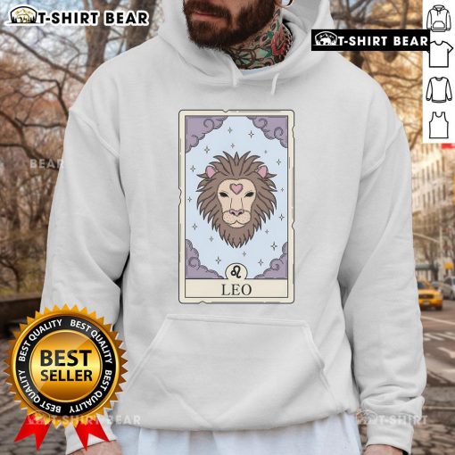 Premium Leo Card Hoodie featuring a stylish design and comfortable fit, perfect for casual wear and layering.