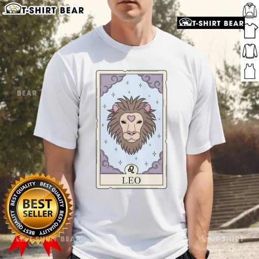 Premium Leo Card T-Shirt featuring a stylish Leo zodiac design, perfect for astrology lovers and trendy fashion enthusiasts.