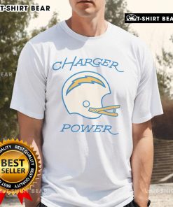 Premium Los Angeles Chargers Charger Power T-Shirt featuring bold team logo and vibrant colors, perfect for fans.