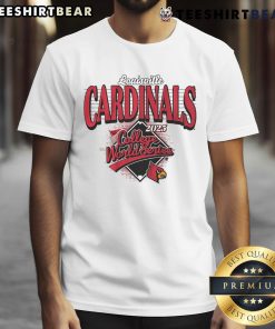 Premium Louisville Baseball 2025 College World Series T-Shirt featuring team logo and vibrant design.