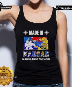 Premium Made in Kansas A Long Long Time Ago tank top featuring a vintage design and soft fabric for ultimate comfort.