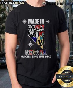 Alt Text: Premium Made In Nevada A Long Long Time Ago T-Shirt featuring a vintage design, perfect for nostalgic style lovers.