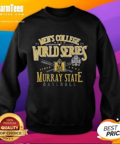 Premium Men's NCAA World Series Murray State Racers 2025 baseball sweatshirt in blue, perfect for fans and team support.