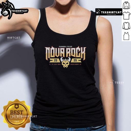Premium Nose Rock tank top featuring Pannonia Fields Nickelsdorf design at Typo 2025, perfect for stylish summer wear.