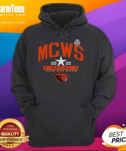 Premium Oregon State Beavers College World Series 2025 MCWS hoodie featuring team colors and logo for fans and supporters.