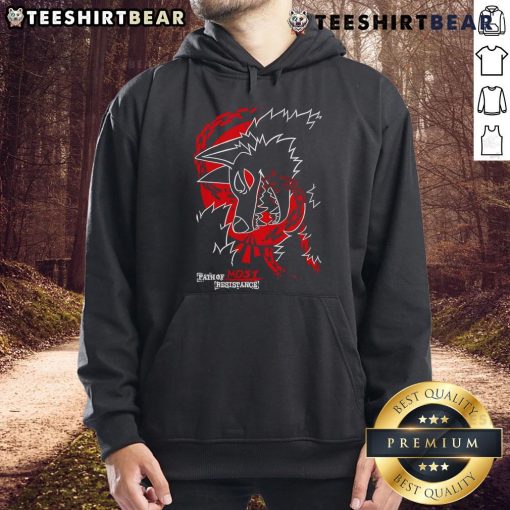 Premium Path of Most Resistance Hoodie in stylish black, featuring a comfortable fit and bold design for everyday wear.