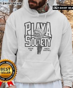 Premium Play A Society hoodie for women's basketball, featuring a stylish design and vibrant colors, perfect for fans.