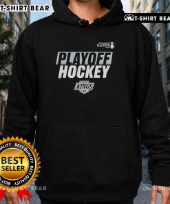 Premium Los Angeles Kings hoodie for the 2025 Stanley Cup Playoffs, showcasing team colors and logo in a stylish design.