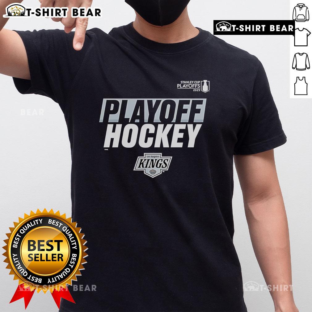 Premium Playoff Hockey Los Angeles Kings 2025 Stanley Cup Playoffs T Shirt Premium Playoff Hockey Los Angeles Kings 2025 Stanley Cup Playoffs T-Shirt featuring team colors and logo design.
