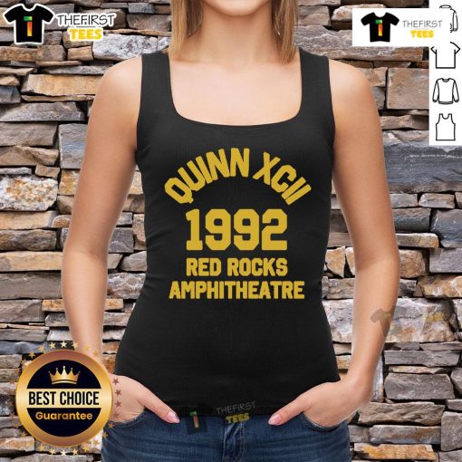 Premium Quinn XCII Red Rocks tank top 2025, featuring a stylish design perfect for music lovers and concert enthusiasts.