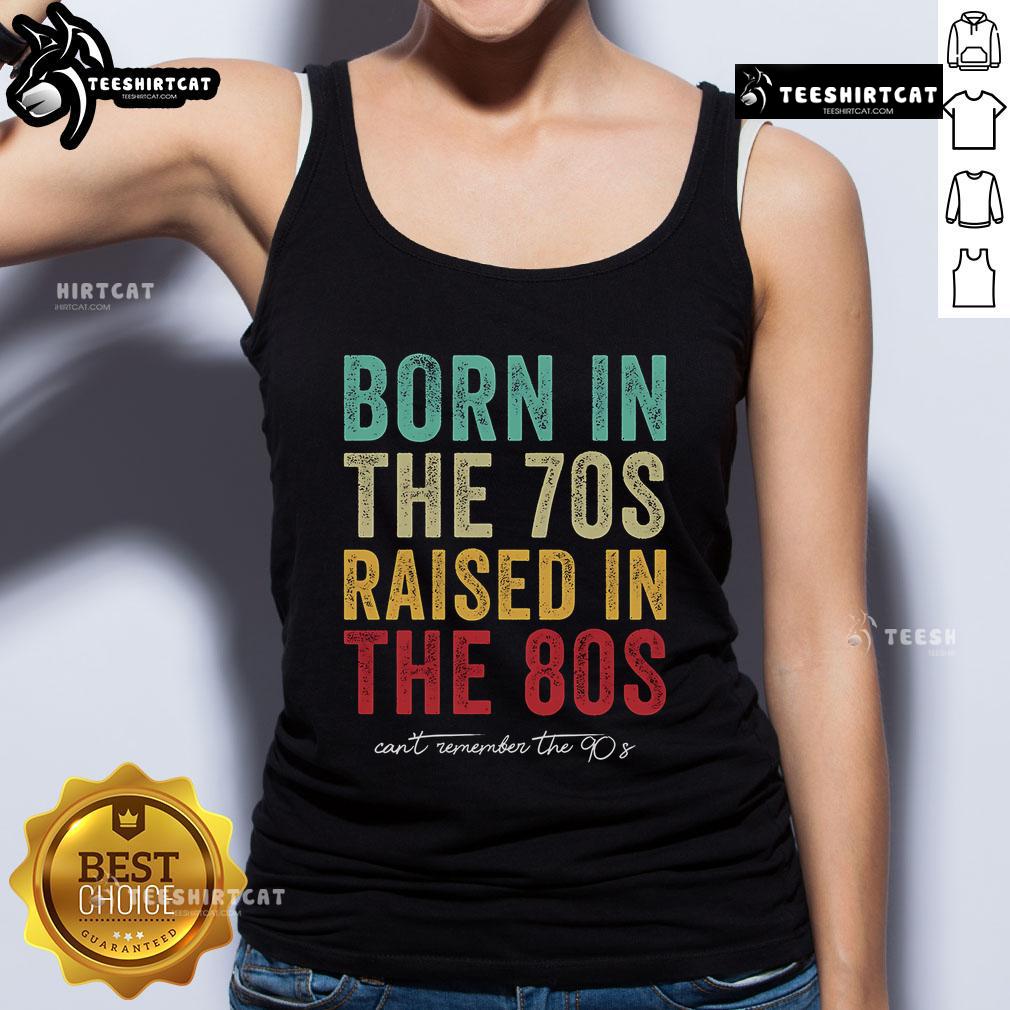 Premium Raised In The 80S Vintage Tank Top Premium raised in the 80s vintage tank top featuring a retro design and vibrant colors, perfect for nostalgic fashion lovers.