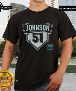 Premium Randy Johnson 51 T-Shirt featuring a vintage design, perfect for baseball fans and collectors.