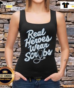 Premium Real Heroes Wear Scrubs Tank Top in vibrant colors, perfect for healthcare professionals and casual wear.