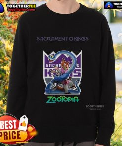 Premium Sacramento Kings Zootopia 2 Sweatshirt featuring vibrant design and cozy fit for fans and fashion lovers.