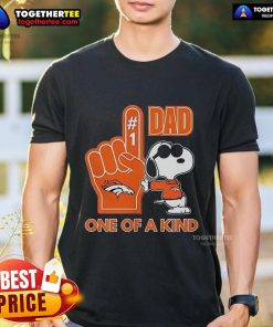 Premium Snoopy Denver Broncos Dad T-Shirt featuring unique design for sports fans and perfect gift for dads.