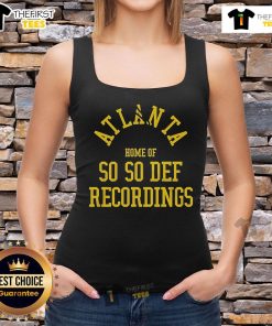 Premium So So Def Home of So So Atlanta tank top featuring a stylish design, perfect for fans of hip hop culture.