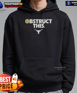 Premium Texas Longhorns Softball Obstruct This Hoodie featuring bold team logo and comfortable fit for fans.