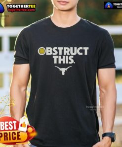 Premium Texas Longhorns Softball Obstruct This T-Shirt featuring bold graphics for dedicated fans and athletes.