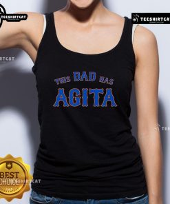 Premium 'This Dad Has Agita' tank top in a stylish design, perfect for casual outings or Father's Day gifts.